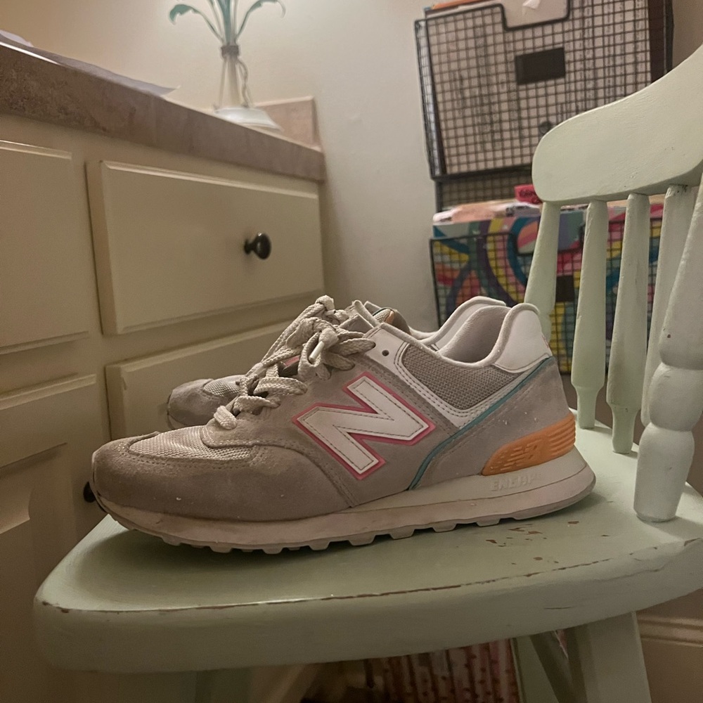 New balance 574 nimbus cloud peach glaze